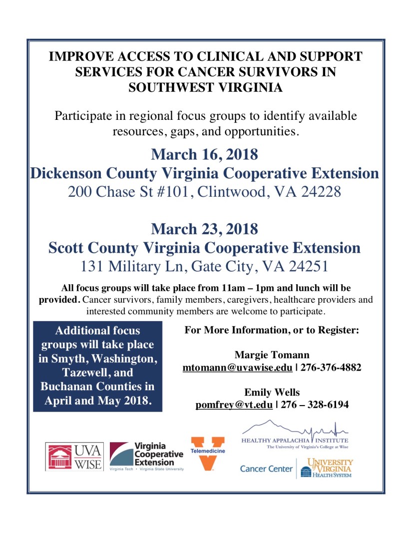 Spring 2018 CCWW Survivors Focus Group